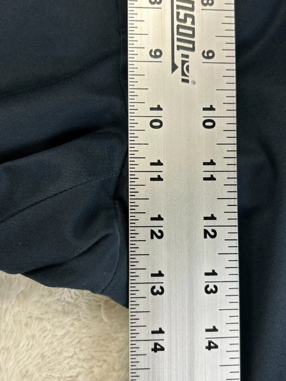 Brooks‎ Brothers Advantage Chino Milano Pants Mens 40x30 Blue Mid Rise Formal - Picture 14 of 16